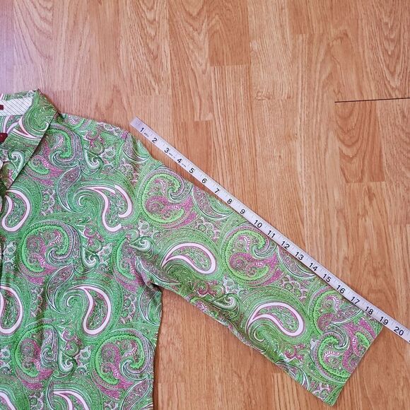 Talbots Wrinkle Resistant Button Down Shirt sz 16P - Picture 7 of 10